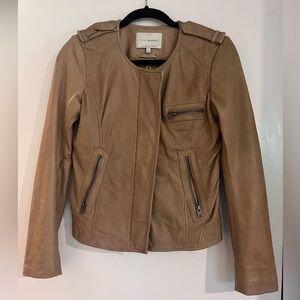 Lucky Brand Leather Moto Jacket